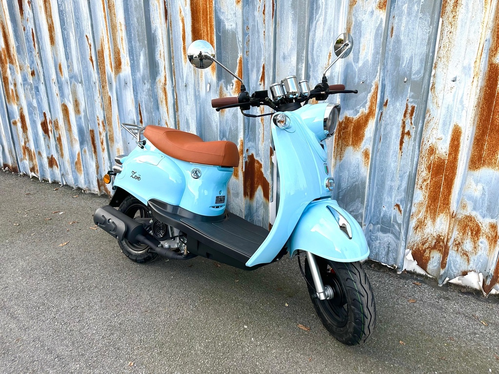 Zoë Retro Scooter Zwart