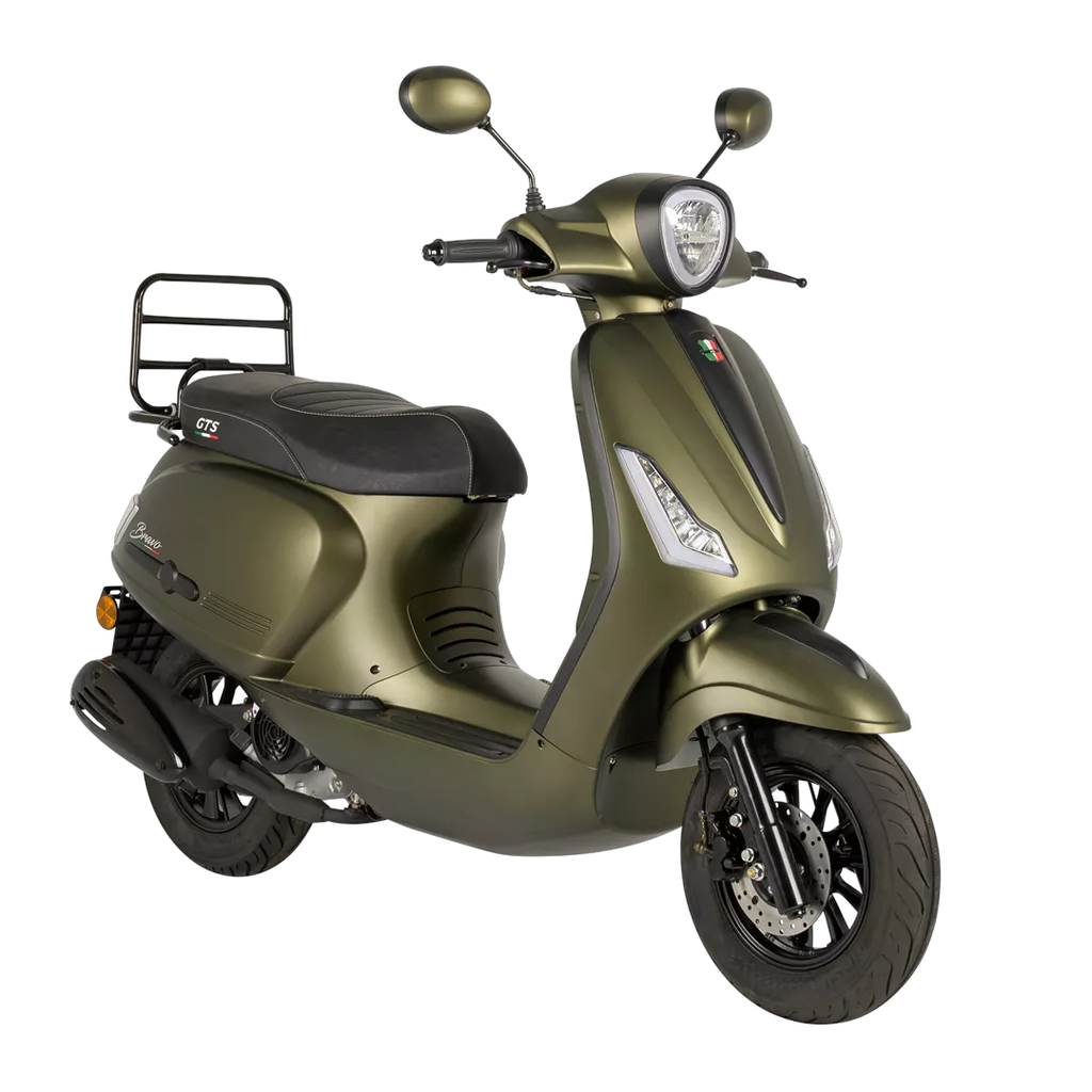 GTS Bravo Scooter - Matt Dark Olive Green