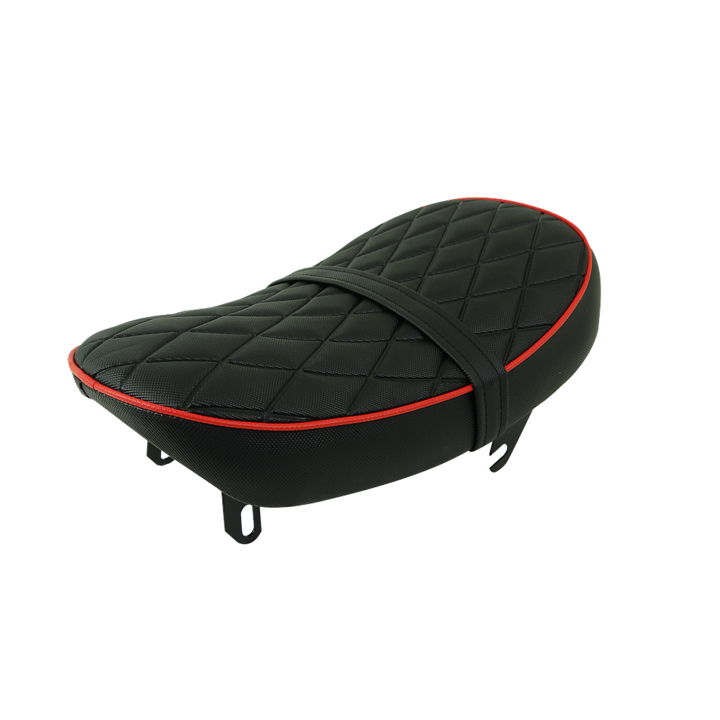 Compact Zadel Diamond Seat Met Rode Borduur - Monkey / Gorilla