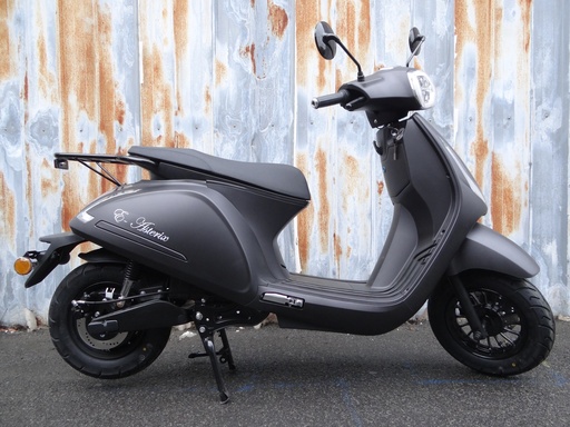 [244] E-Asterix Elektrische Scooter Mat Zwart