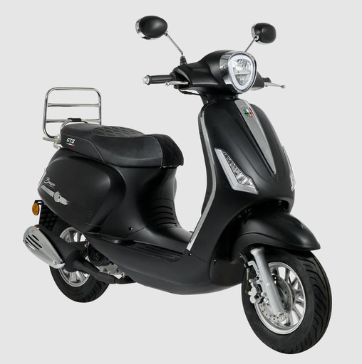 [330] GTS Bravo Scooter - Matt Carbon Black